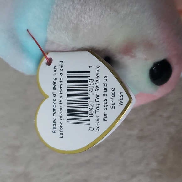 Peace ✌Tiedye Bear Ty Beanie Baby 🐻 Gift, Kids Toy, Rare Collectible, NWT - Picture 6 of 11